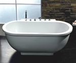 Whisper Brand New Ariel AM128 Jetted Whirlpool Bathtub