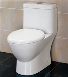 The Adriana - Ariel Platinum TB346 Contemporary European Toilet with Dual Flush