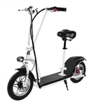 36v 350 Watt Folding Electric Scooter With Seat & Lithium Batteries