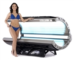Solar Storm 32 Lamp Residential 220v Tanning Bed With Face Tanning Lamps - 32R
