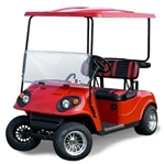 Cherry Red Phoenix Ez-Go 36V Electric Golf Cart