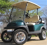 48V Green Club Car Precedent Lifted Electric Golf Cart