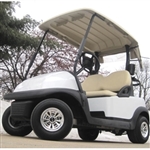 48V Club Car Golf Cart - White Moon Edition