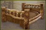 Brand New Classic Rustic Furniture Log Bed