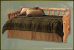 Brand New Rustic Furniture Rustic Aspen Log Day Bed