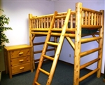 Brand New Rustic Furniture Loft Bed