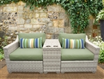 Fairview 3 Piece Outdoor Wicker Patio Furniture Set - 2017 Model