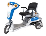 Lexis Tzora Titan 3 Foldable Mobility Scooter Portable Travel Folding Scooter