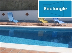 Complete 12'x24' Rectangle In Ground Swimming Pool Kit with Steel Supports