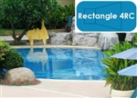 Complete 14'x28' Rectangle 4RC In Ground Swimming Pool Kit with Wood Supports