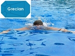 Complete 14'x28' Grecian In Ground Swimming Pool Kit with Polymer Supports