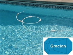 Complete 14'x28' Grecian In Ground Swimming Pool Kit with Steel Supports
