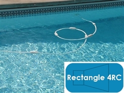 Complete 14'x28' Rectangle 4RC In Ground Swimming Pool Kit with Steel Supports