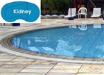 Complete 16'x32' Kidney In Ground Swimming Pool Kit with Wood Supports