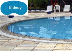 Complete 16'x32' Kidney In Ground Swimming Pool Kit with Wood Supports