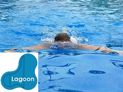 Complete 16x34x25 Lagoon In Ground Swimming Pool Kit with Wood Supports
