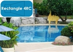 Complete 16'x36' Rectangle 4RC In Ground Swimming Pool Kit with Polymer Supports