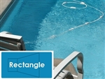 Complete 16'x36' Rectangle In Ground Swimming Pool Kit with Steel Supports