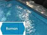 Complete 16'x37' Roman In Ground Swimming Pool Kit with Polymer Supports
