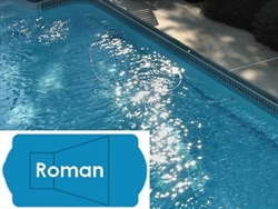Complete 16'x37' Roman In Ground Swimming Pool Kit with Polymer Supports