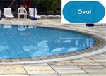 Complete 18'x36' Oval In Ground Swimming Pool Kit with Wood Supports