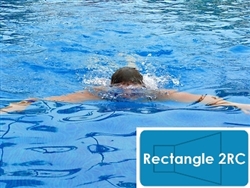 Complete 18'x36' Rectangle 2RC In Ground Swimming Pool Kit with Steel Supports
