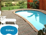 Complete 20'x38' Kidney In Ground Swimming Pool Kit with Steel Supports