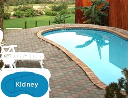 Complete 20'x38' Kidney In Ground Swimming Pool Kit with Steel Supports