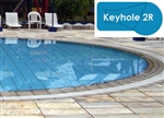 Complete 20x40 Keyhole 2R In Ground Swimming Pool Kit with Polymer Supports