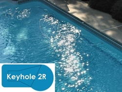 Complete 20x40 Keyhole 2R InGround Swimming Pool Kit with Steel Supports