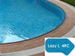 Complete 20'x47' Lazy L 4RC In Ground Swimming Pool Kit with Steel Supports