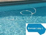 Complete 20'x49' Roman Lazy L  In Ground Swimming Pool Kit with Steel Supports