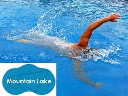 Complete 26'x39' Mountain Lake In Ground Swimming Pool Kit with Polymer Supports