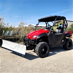 800cc Comrade Maximus 4x4 UTV 2 Seater Golf Cart Utility Vehicle EFI W/Dump & Plow - MAXIMUS 800CC - RED
