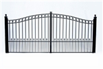 Paris Dual Swing Iron Driveway Gate 12' x 6'3"