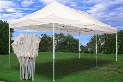 White x 20' Pop Up Party Tent