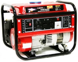 1500 watt Portable Gas Powered Electric Generator