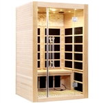 2-3 Person FAR Infrared Sauna Canadian Hemlock - Romantic 2 Person