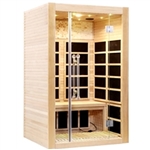 2-3 Person FAR Infrared Sauna Canadian Hemlock - Romantic 2 Person - NEW - OPEN BOX