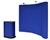 8' FT Blue Pop Up Trade Show Display Booth Podium Case
