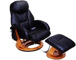 Leather Massage Chair w/ Ottoman