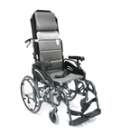 Karman Wheelchair VIP-515 – Tilt in Space Lightweight Reclining Wheelchair with 20" Rear Wheels
